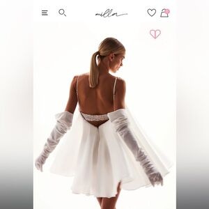 Brand New Milla, Milla Nova Bridal mini dress